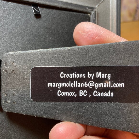 Framed Handmade Nativity Knit One of a Kind - Picture 6 of 7